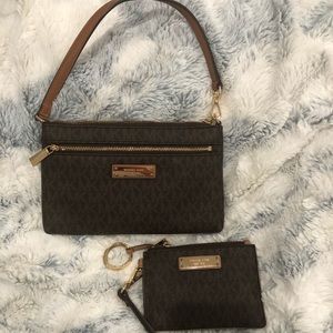 Michael Kors small purse and wristlet combo :)